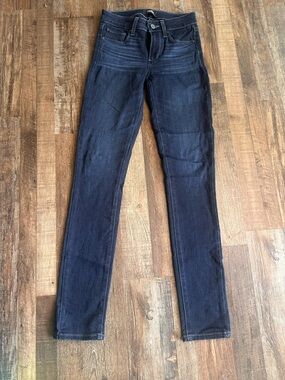 Paige Dark Wash Women's Skinny Jeans - Classic Fit